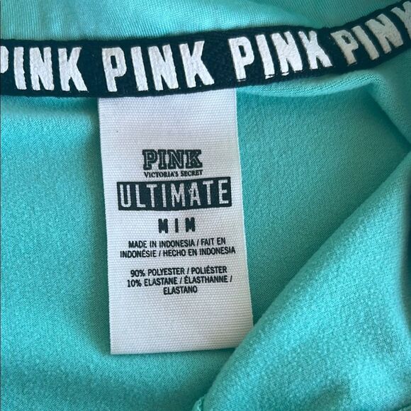Victoria's Secret Pink -Mint Quarter-Zip Pullover - Picture 3 of 7